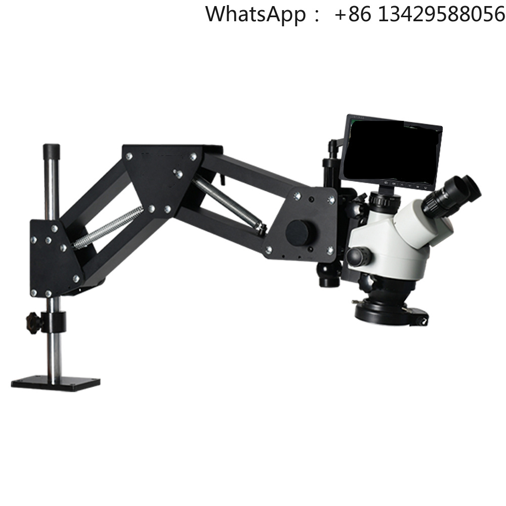 10inch 2K Resolution LED Illum - Trinocular Stereo Microscope 7X-45X 评论和价格