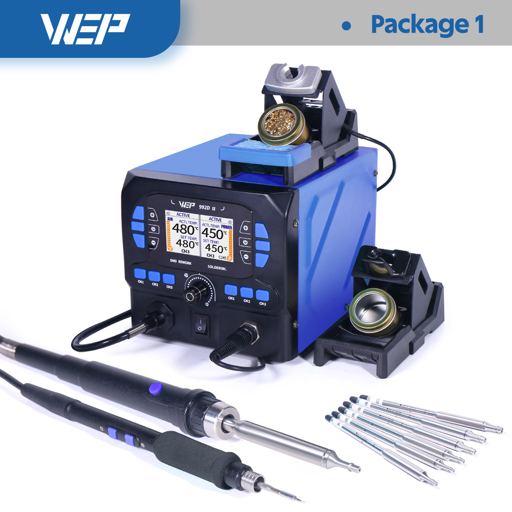 992D-II 2 In 1 LCD Display Mic - C210 Precision Soldering Station 评论和价格
