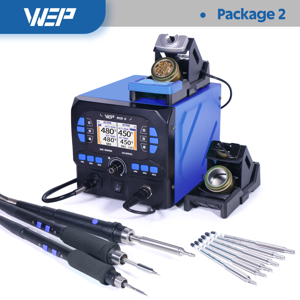 992D-II 2 In 1 LCD Display Mic - C210 Precision Soldering Station 评论和价格