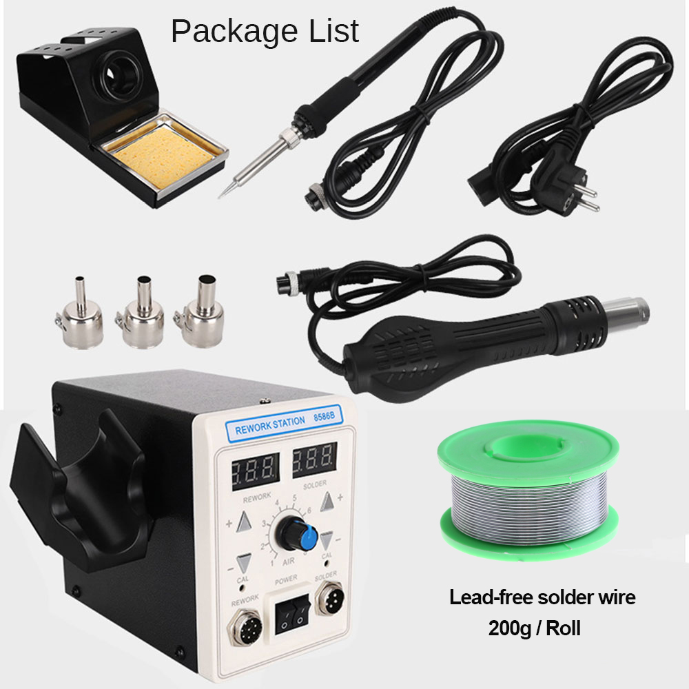 APD-8586B 750W Digital ESD 2 i - 2 In 1 Soldering Rework Station 750W 评论和价格