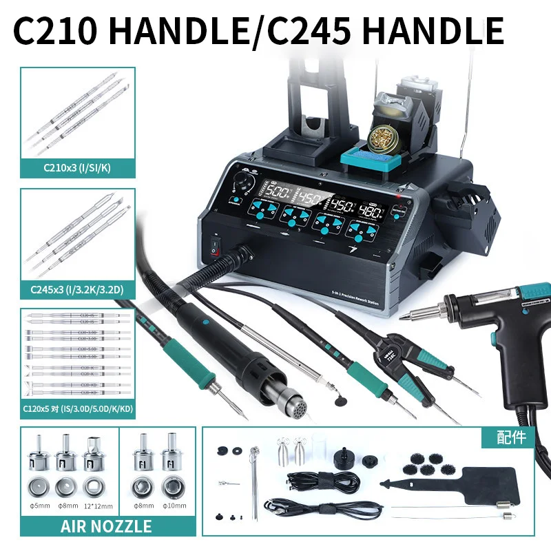 5-in-1 Desoldering Station Pre - C210 Precision Soldering Station 评论和价格