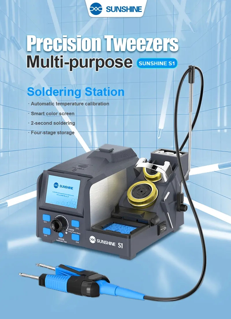 SUNSHINE S1 Precision Tweezers - C210 Precision Soldering Station 评论和价格