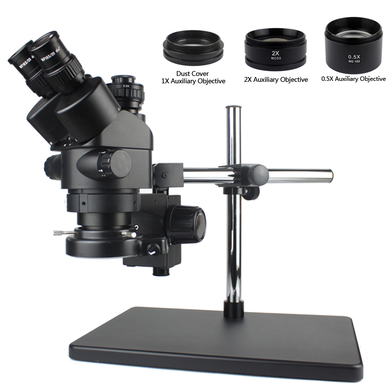 3.5X-90X Simul-Foca Trinocular - Trinocular Stereo Microscope 7X-45X 评论和价格