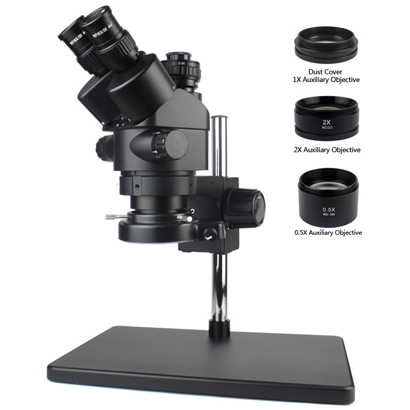 3.5X-90X Simul-Foca Trinocular - Trinocular Stereo Microscope 7X-45X 评论和价格